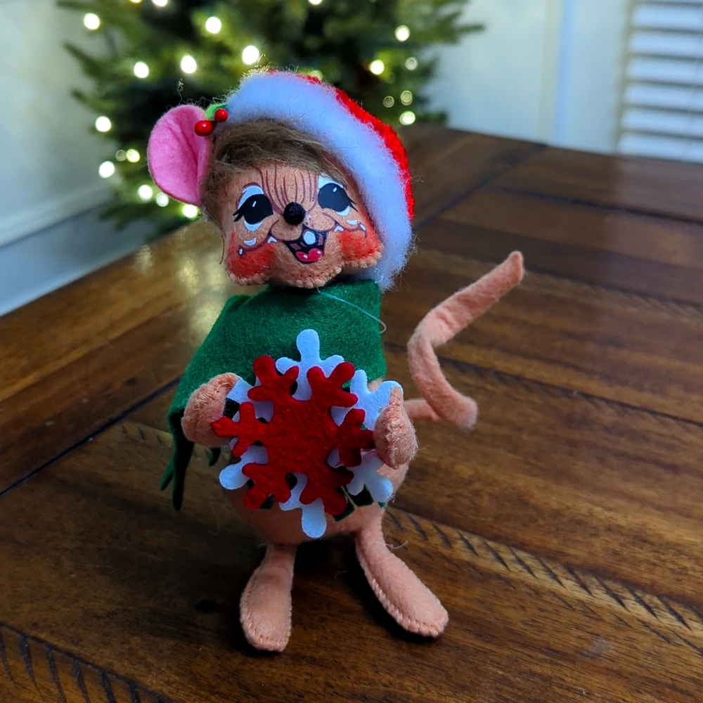 Annalee 2014 6" Snowflake Mouse Figure 600114
